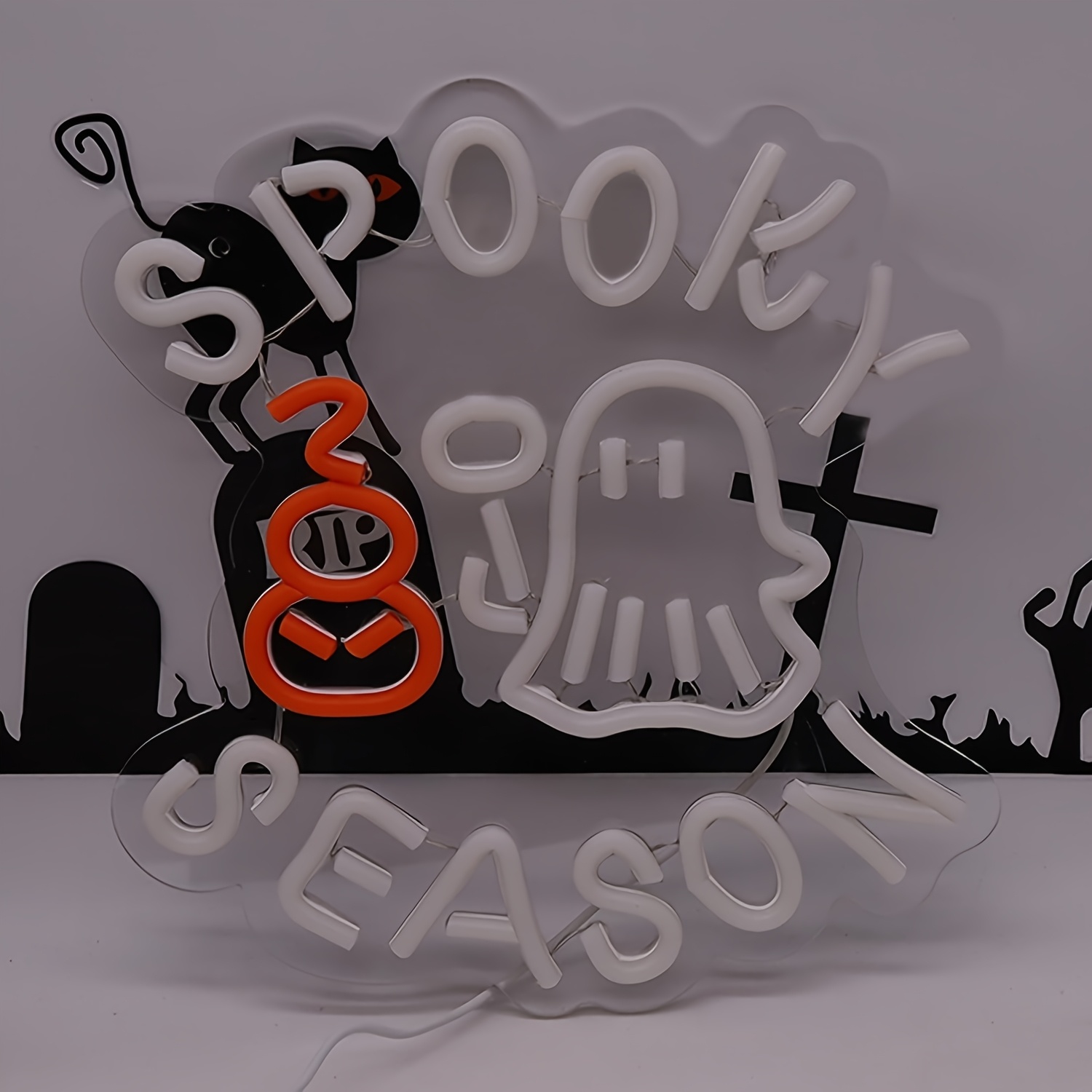 ハロウィンパーティー、リビングルーム、バー、寝室、ポーチ、写 - Lighting Room Decor Photo のレビューと価格
