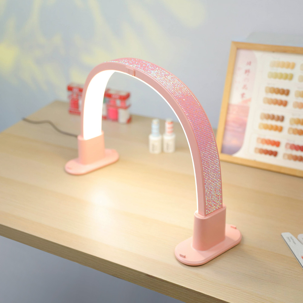 ミニハーフムーンネイルフィルライトまつげ美容マニュアル照明作 - Led Moon Lamp のレビューと価格