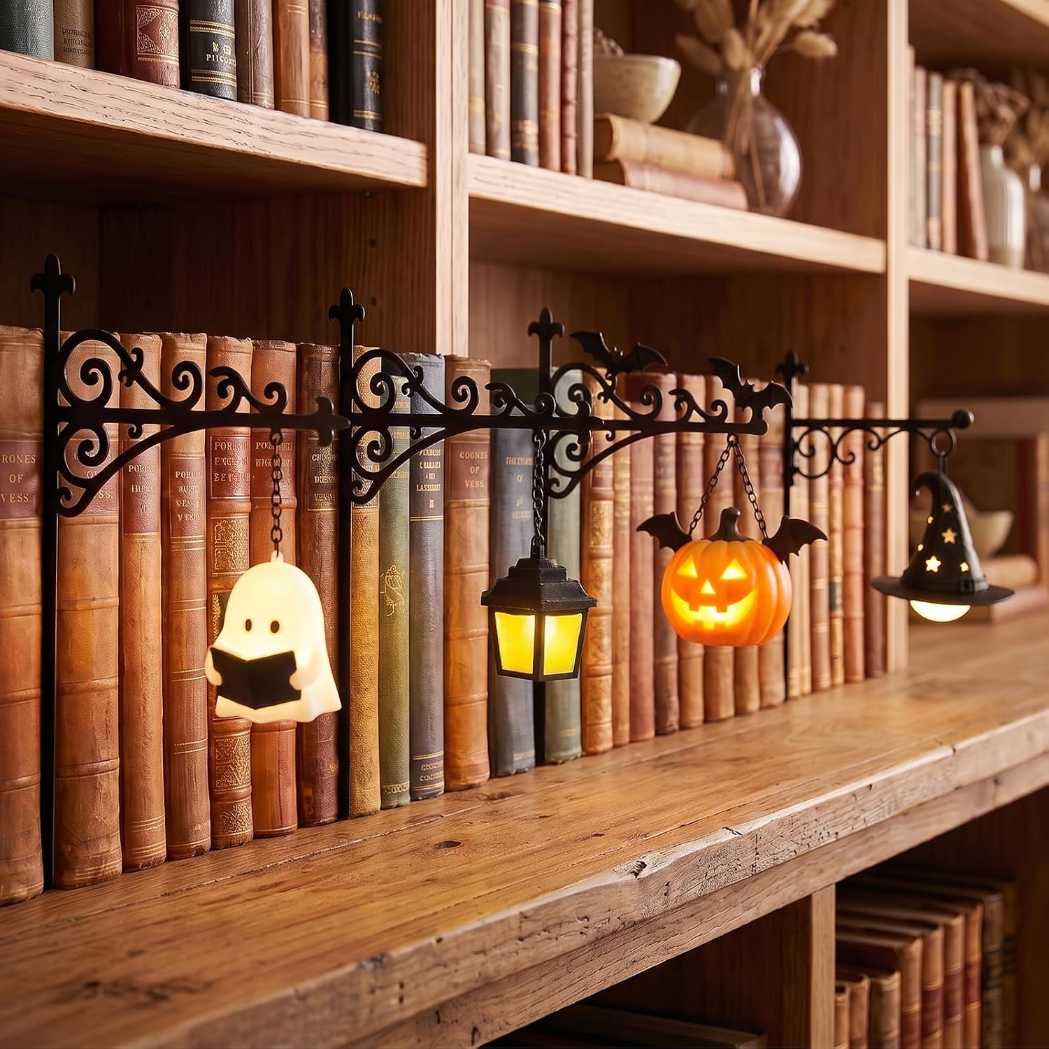 ライブラリーランタン-装飾的な本棚照明読書スペースLEDナイ - Lighting Decor Home のレビューと価格