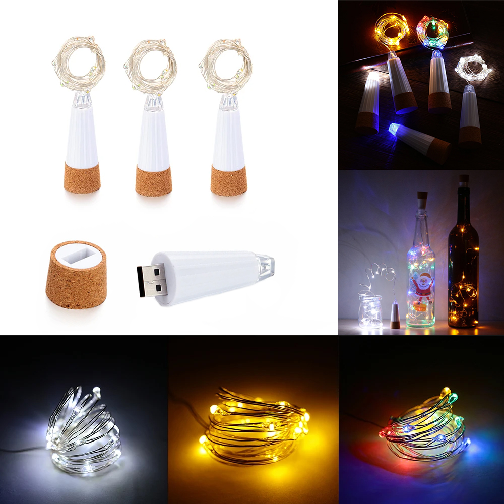 2 メートル 20 LED コルクボトルフェアリーライト U - Decor Lighting Cork のレビューと価格