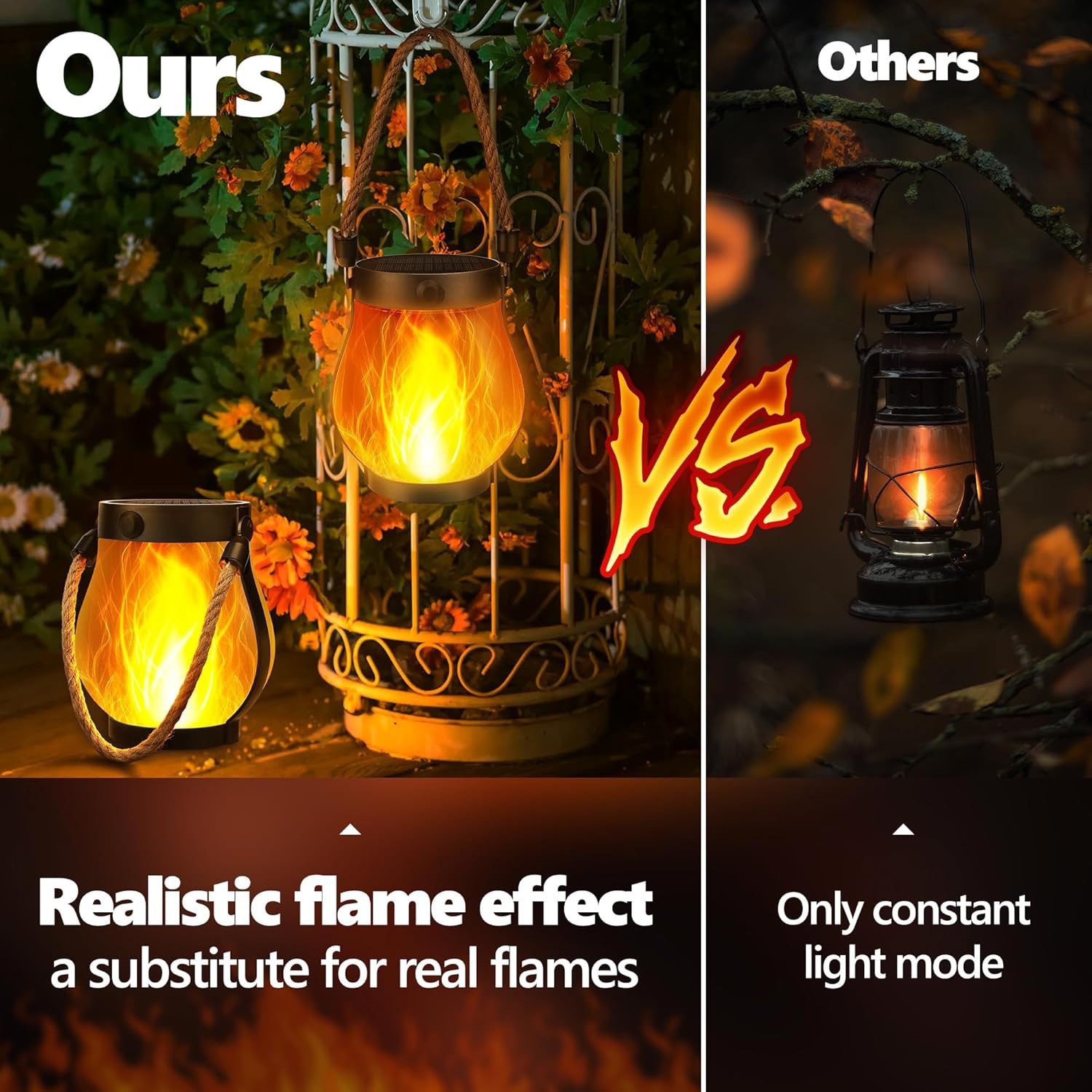 3D ゆらめくソーラーフレームロープランタン Type-C  - Lighting Decor Inc のレビューと価格