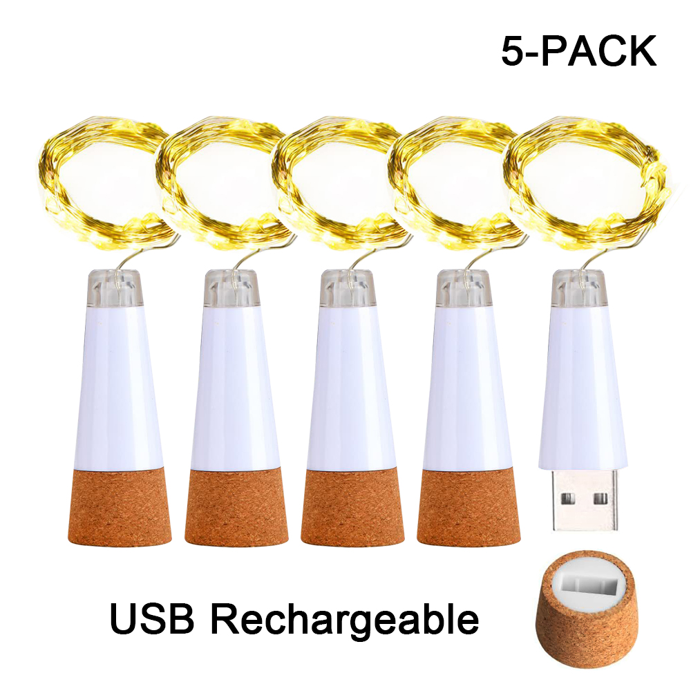 2 メートル 20 LED コルクボトルフェアリーライト U - Decor Lighting Cork のレビューと価格