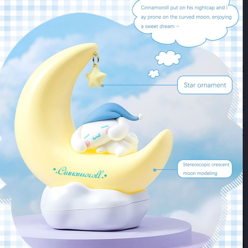 シナモロール ムーンドリーム LED ナイトライト 3D か - Led Moon Lamp のレビューと価格