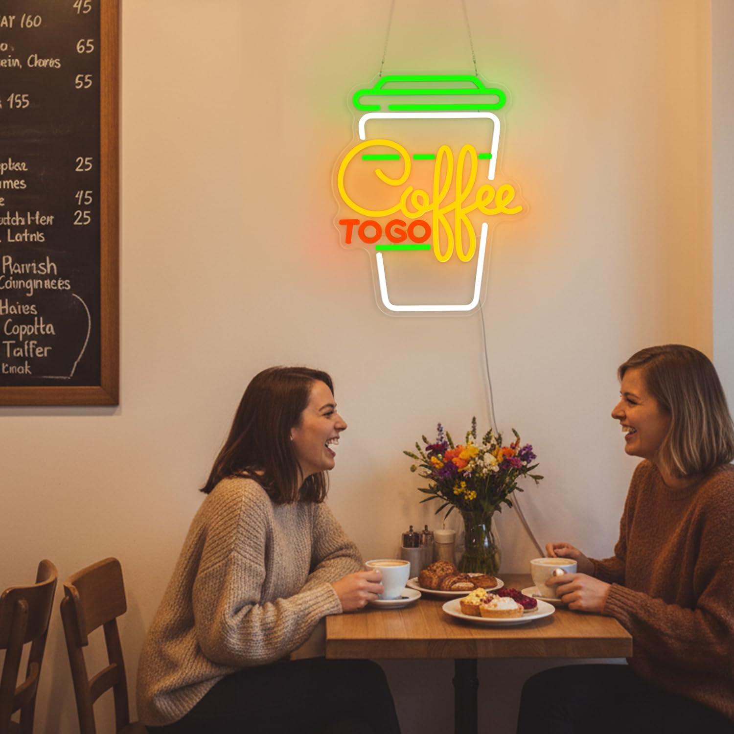 コーヒーネオンサイン USB調光可能なLEDライト コーヒー - Lighting Decor Home のレビューと価格