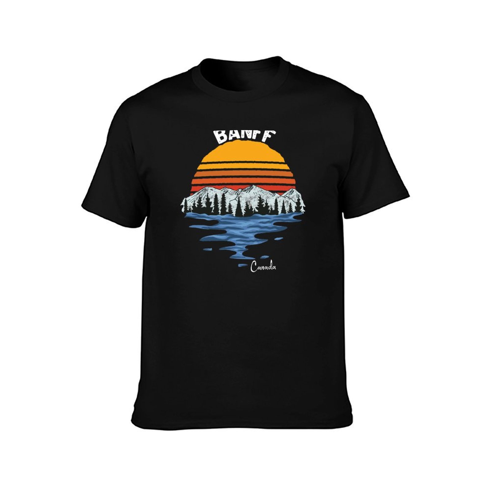 バンフ アルバータ州 カナダ 国立公園 Tシャツ 速乾性 軽 - Alberta Lighting & Decor Reviews のレビューと価格