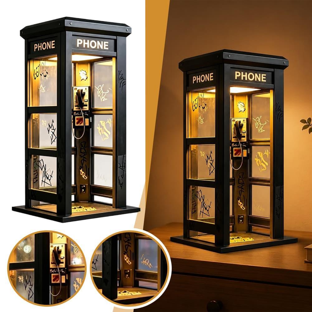 ヴィンテージロンドン電話ボックステーブルランプ レトロ電話ボ - Lighting Decor Home のレビューと価格