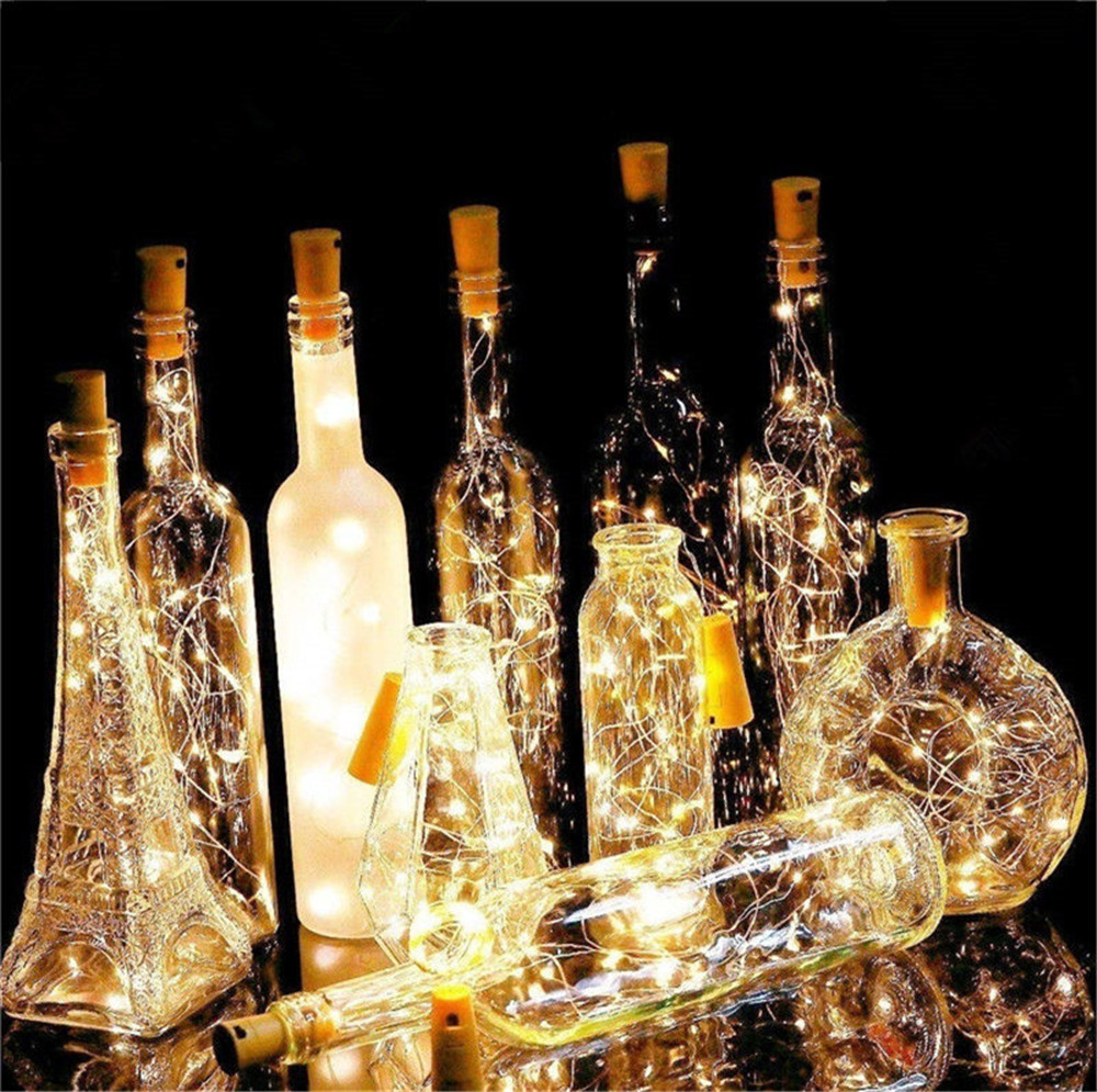 バー LED ワインボトルコルク 2 メートルストリングライ - Decor Lighting Cork のレビューと価格