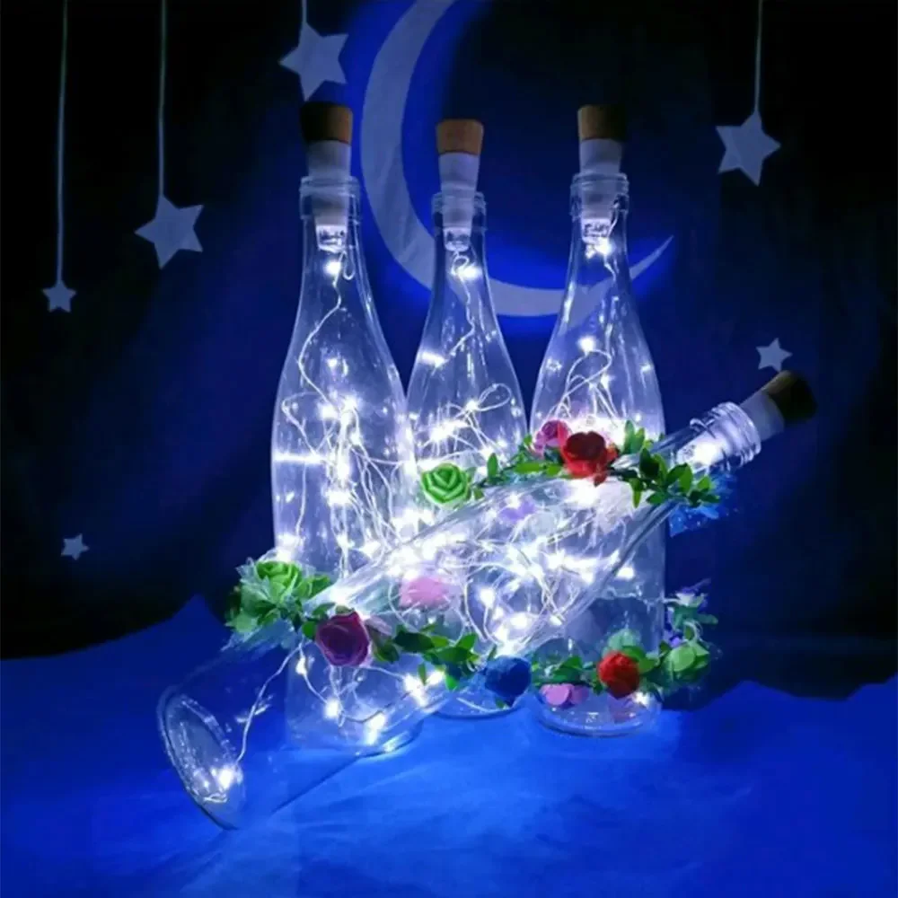 2 メートル 20 LED ウィッシングボトルコルクボトルフ - Decor Lighting Cork のレビューと価格